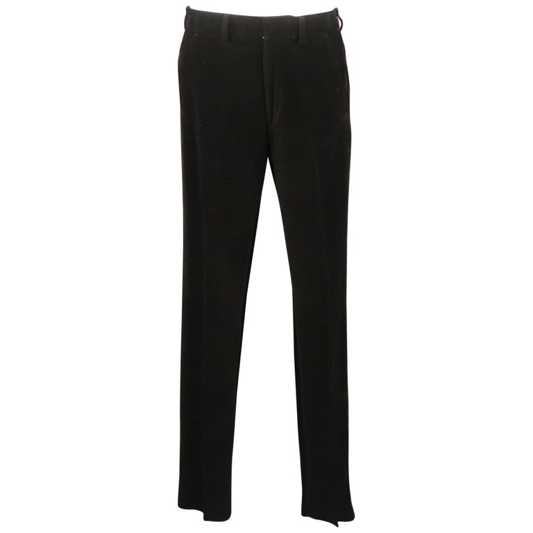 Men's WILKES BASHFORD Size 30 Black Corduroy Casual Pants For Sale at ...