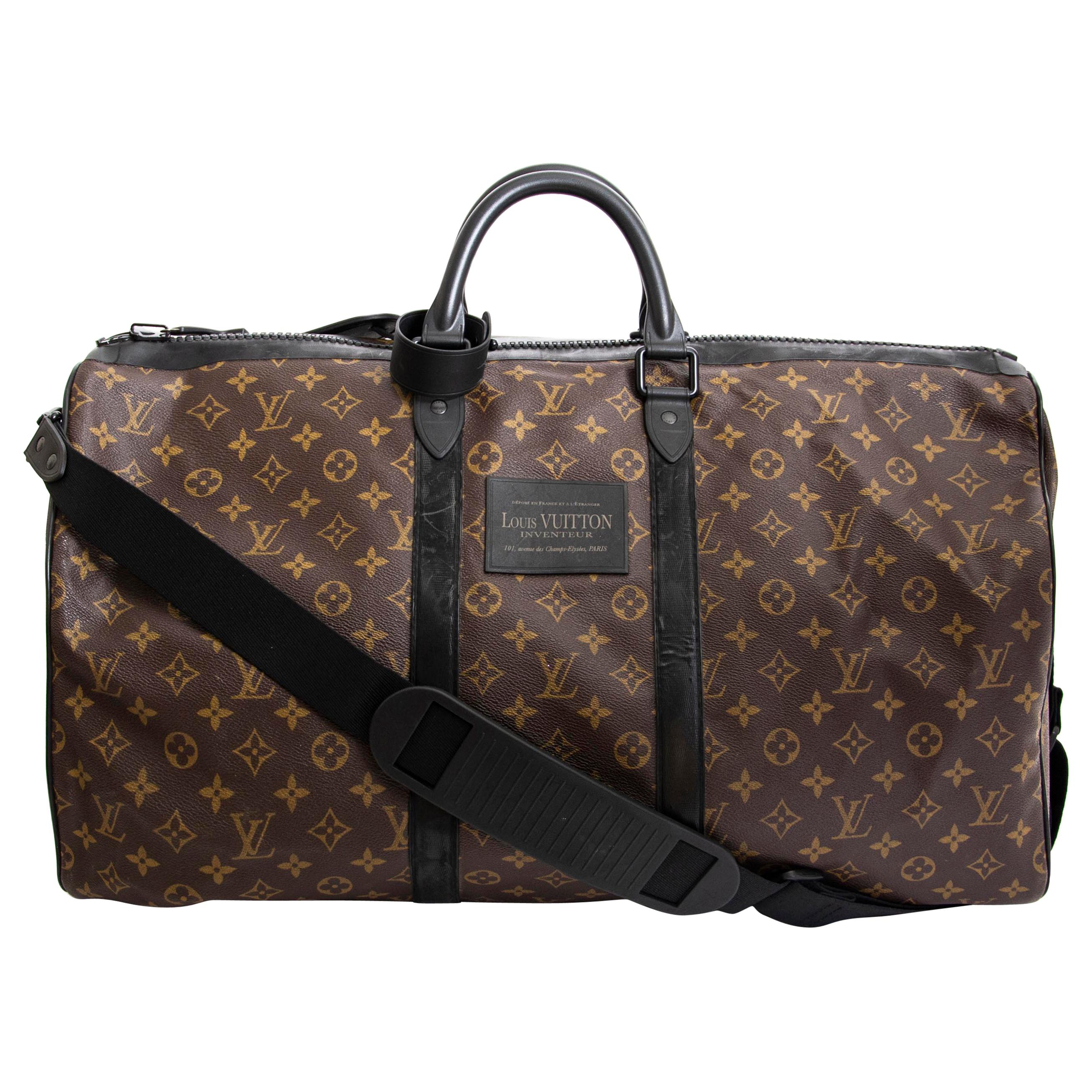 Travel bag Louis Vuitton Keepall 55 customized Fight Club by the artist  PatBo! For Sale at 1stDibs