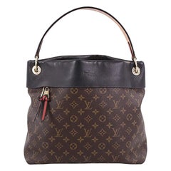  Louis Vuitton Tuileries Hobo Monogram Canvas with Leather