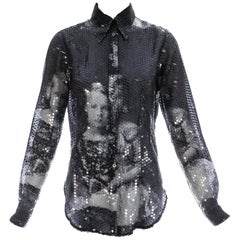 Alexander McQueen sequin 'Joan' blouse, A/W 1998