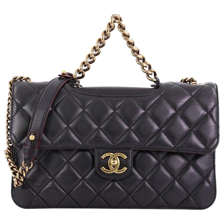 Chanel Perfect Edge Flap Bag Quilted Calfskin Jumbo at 1stDibs