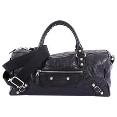 Balenciaga Twiggy Classic Studs Handbag Leather Maxi
