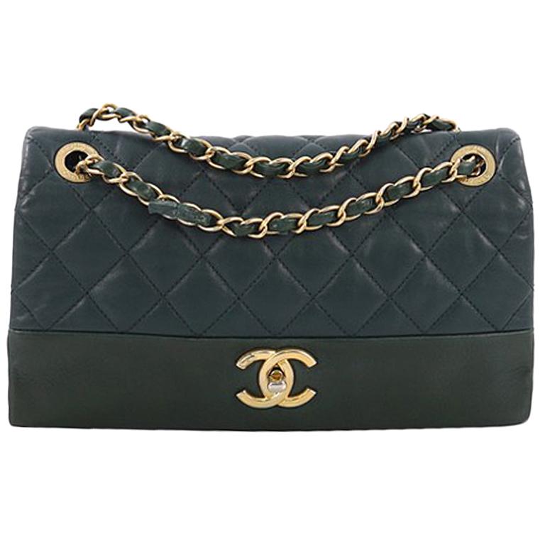 Chanel Soft Elegance Flap Bag Quilted Distressed Calfskin Medium