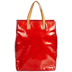 Louis Vuitton Red Vernis Reade MM