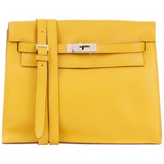 2009 Hermes Jaune d'or Swift Leather Kelly Danse