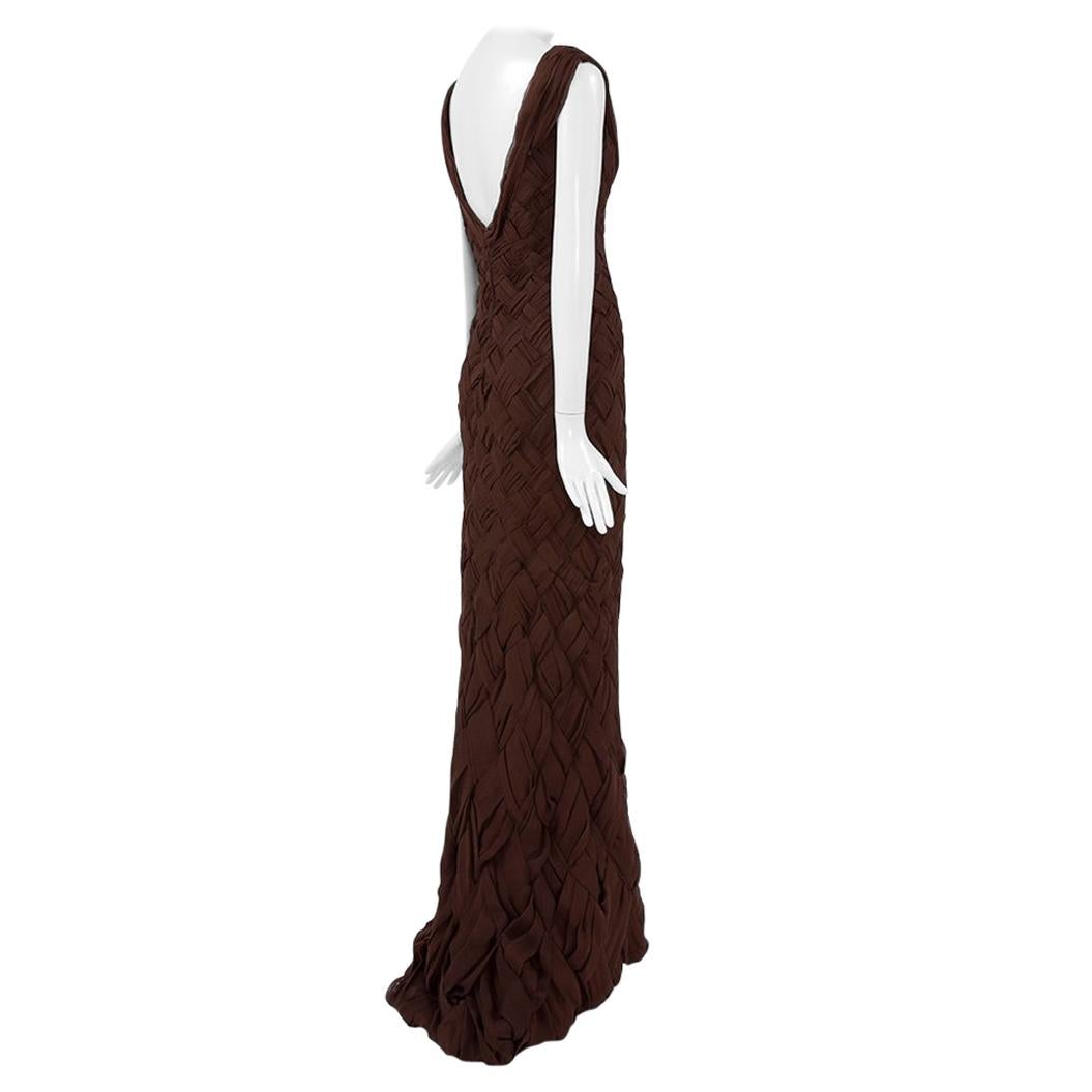 Abraham Pelham Haute Couture Gown and Stole  For Sale