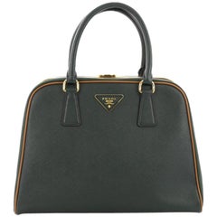 Prada Pyramid Top Handle Bag Saffiano Leather Medium