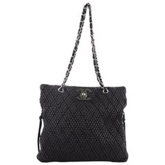 Chanel CC Lock Bon Bon Tote Matelasse Leather Large