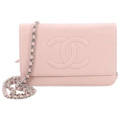 Chanel Timeless Wallet on Chain Caviar