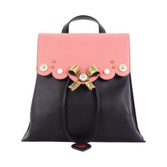 Gucci Pearly Peony Backpack Leather Medium