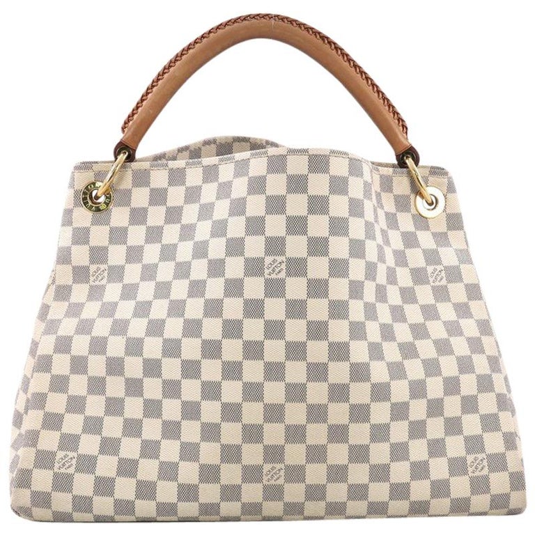Louis Vuitton Artsy Handbag Damier MM, crafted from damier azur coated  canvas at 1stDibs | louis vuitton artsy damier, lv artsy damier azur, artsy  damier ebene