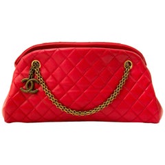 Chanel Red "Just Mademoiselle" Bag