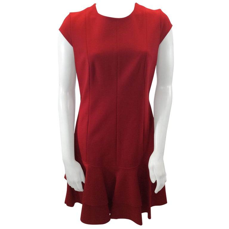 Akris Punto Red Dress For Sale at 1stDibs | akris red dress