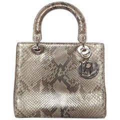 CHRISTIAN DIOR  Python Lady Dior Bag