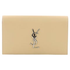 Used Saint Laurent Classic Monogram Clutch Leather