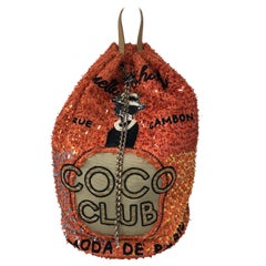 Chanel Tweed Sequins Coco Club Backpack 