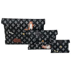 Louis Vuitton Catogram Grace Coddington Clutch Set at 1stDibs