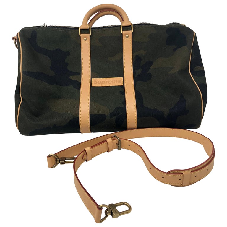 Louis Vuitton Supreme Camouflage Keepall 45 at 1stDibs  lv camo duffle  bag, louis vuitton camo keepall, louis vuitton keepall camouflage