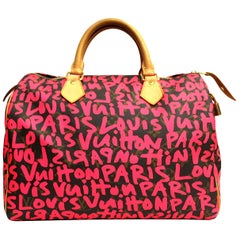 Used 2009 Louis Vuitton Graffiti Stephen Sprouse Speedy 30 Bag