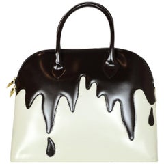 Moschino Redwall Vintage Collector's Dripping Chocolate Henkeltasche