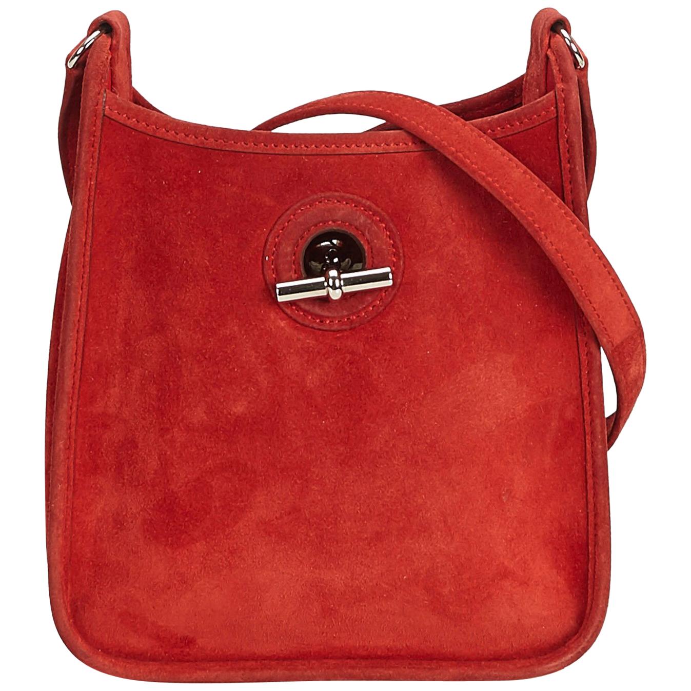 Hermes Red Leather Vespa TPM For Sale