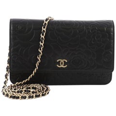 Chanel Wallet on Chain Camellia Lambskin