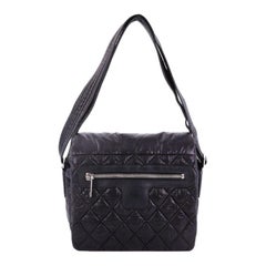 Chanel Coco Cocoon Messenger Bag Quilted Nylon Medium