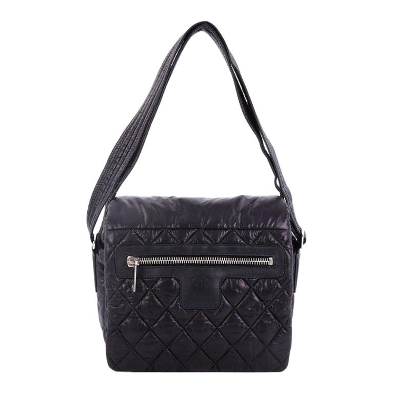 Chanel Coco Cocoon Messenger Bag Quilted Nylon Medium at 1stDibs