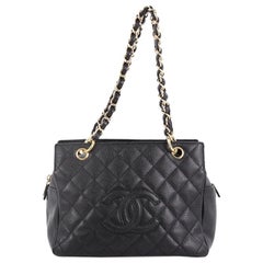 Chanel Petite Timeless Tote Quilted Caviar