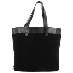 Chanel Reversible CC Tote Terry Cloth and Quilted Nylon Large
