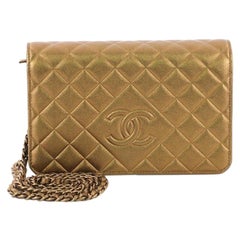 Chanel Diamond CC Wallet on Chain Quilted Lambskin