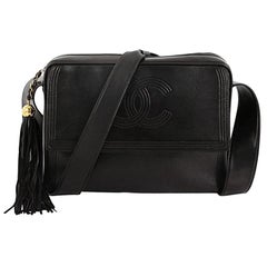  Chanel Vintage Camera Tassel Bag Lambskin Medium