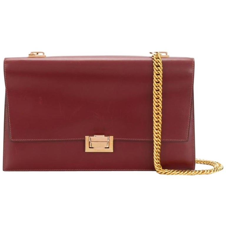 Hermes Bordeaux Shoulder Bag 1