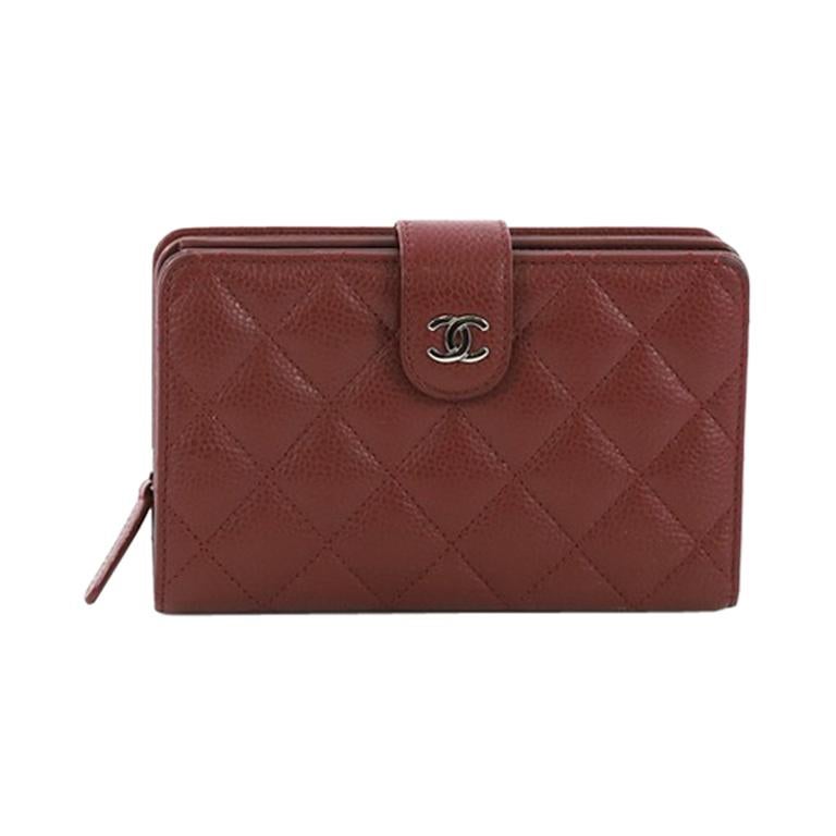 Chanel Red Caviar Leather Medium Classic Flap Coin 6 … - Gem