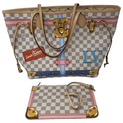 Louis Vuitton Trunks Neverfull Damier Azure