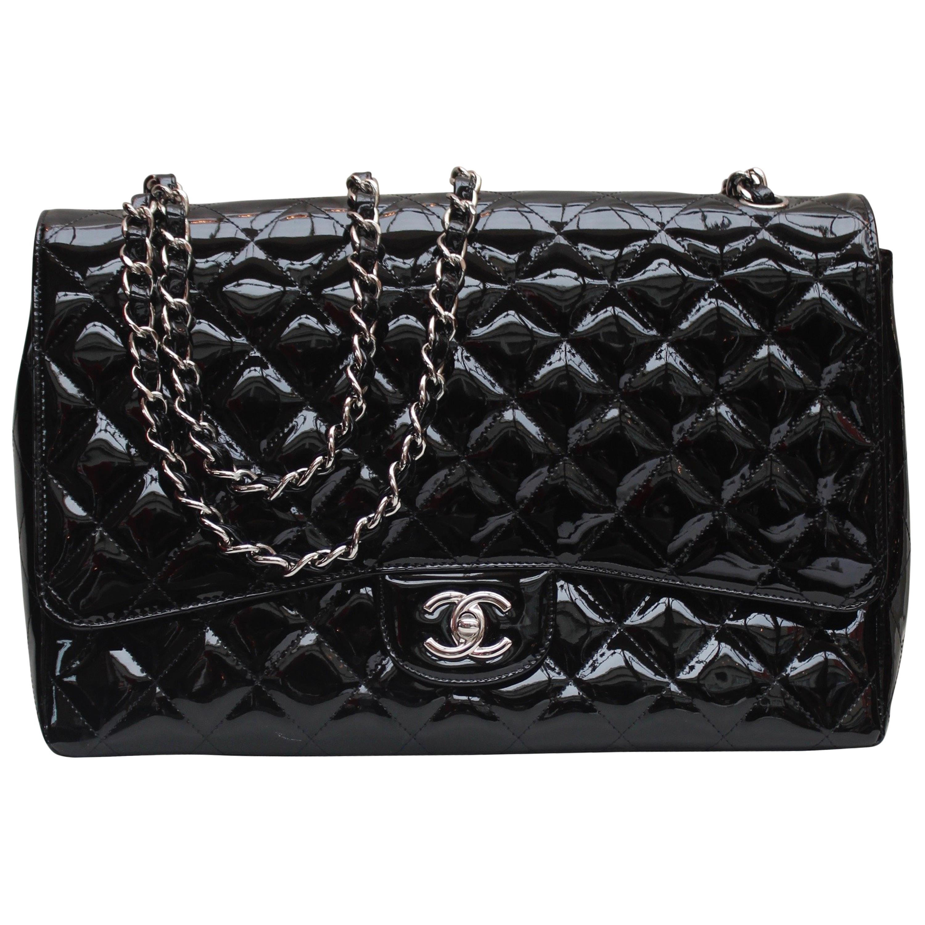 Chanel gorgeous black patent leather, 2009 – 2010