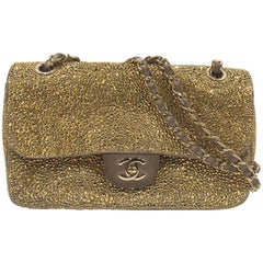 Chanel Timeless Gold Bag with swarovski crystal