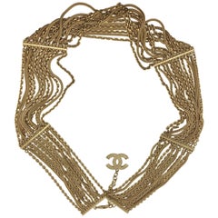Chanel Multichain gold metal Belt