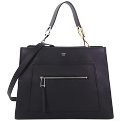 Fendi Runaway Handbag Leather Regular