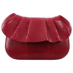 The Row Fan Shoulder Bag Python 10