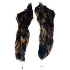 The Fur Vault Dyed Fox Fur Vest