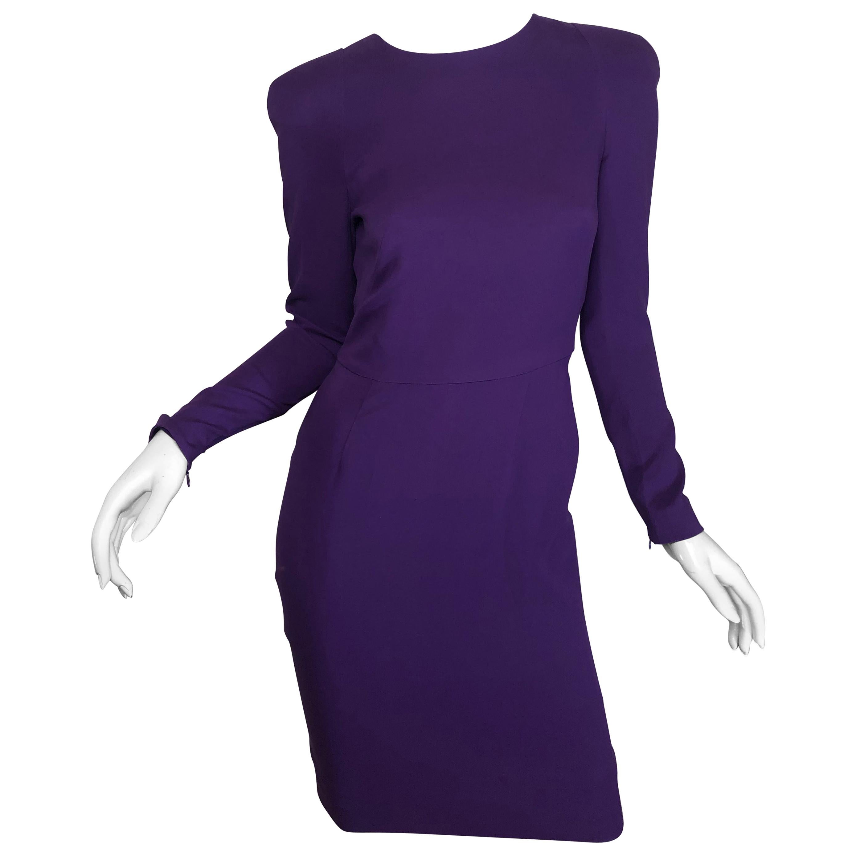 Tom Ford Purple Silk Dress