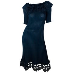 Bluemarine Ribbed Dress