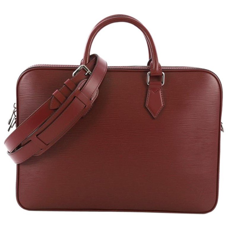 Louis Vuitton Dandy Briefcase Epi Leather MM For Sale at 1stdibs