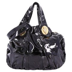 Gucci Hysteria Convertible Top Handle Bag Patent Small