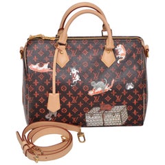 Sac Catogramme LOUIS VUITTON Speedy 30 Grace Coddington Nouveau