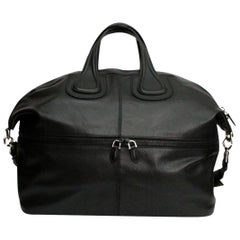 Used Givenchy Black Leather Nightingale Large Bag