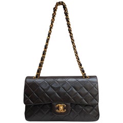 Chanel “Timeless” brown lambskin bag