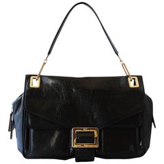 Roger Vivier Black Leather Bag