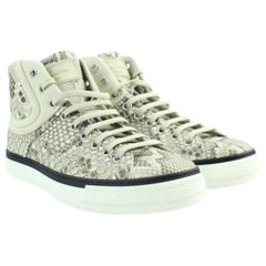 Used Louis Vuitton Python High Top Sneaker 25lva1114 Sneakers